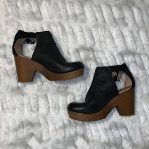 Black Free People Amber Orchard Clog